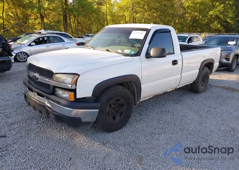 2004 Chevrolet Silverado 1500 Work Truck из США, поврежденный, VIN 1GCEC14X84Z255720